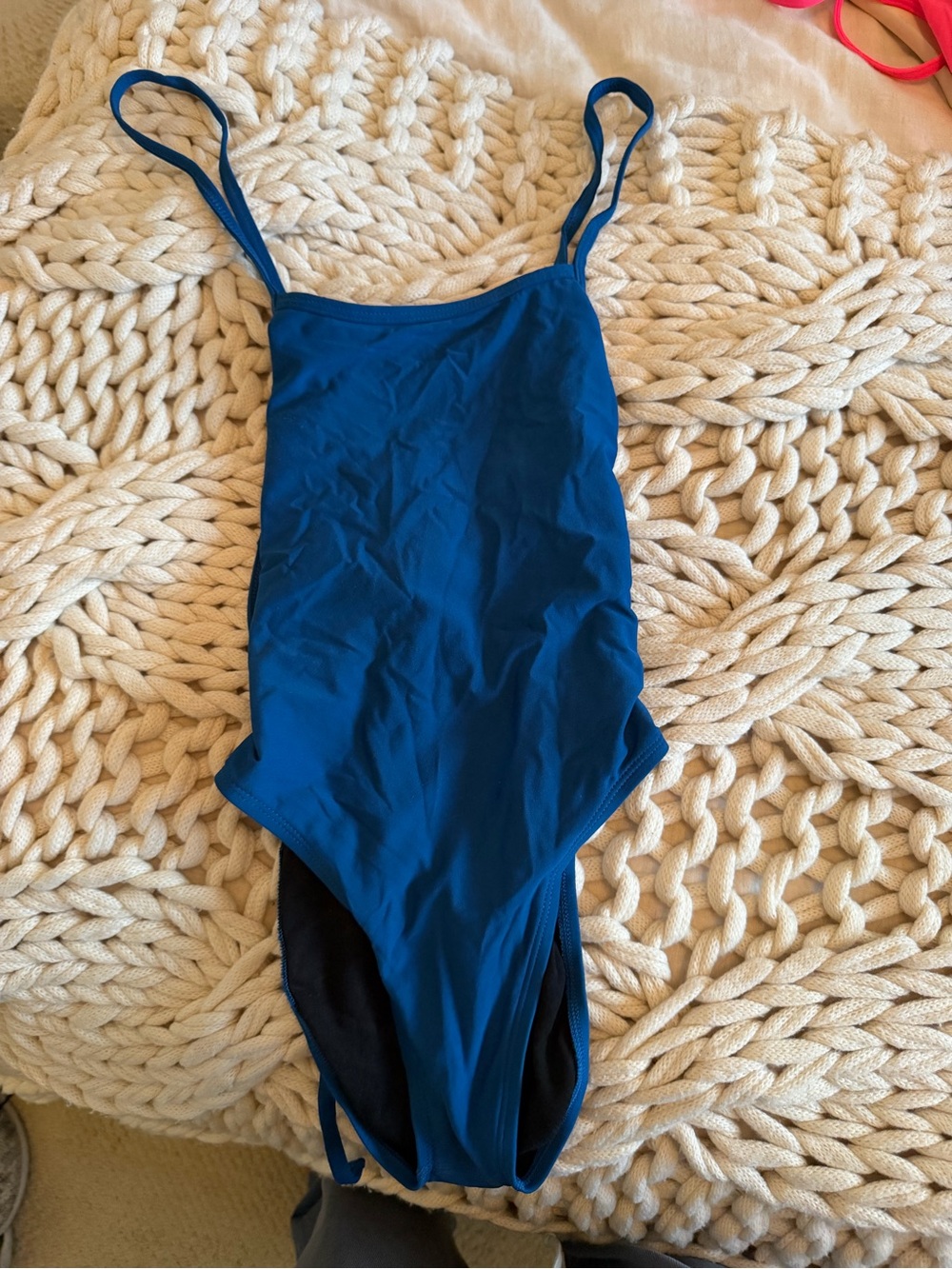 Jolyn Clothing Deep Blue One-Piece Swimsuit